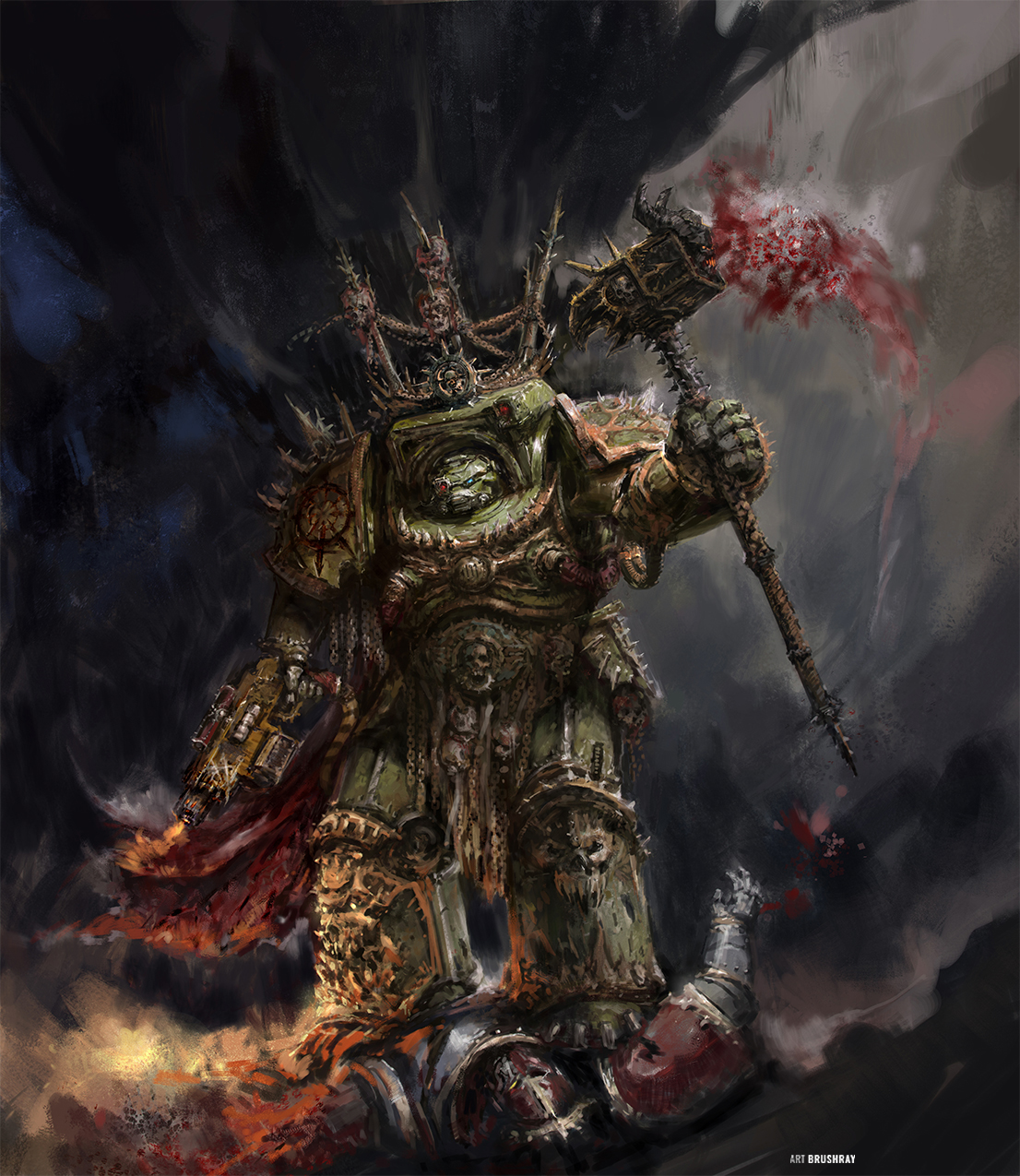 Lord Krios the Siegebreaker, fan art by Dmitry Brushray