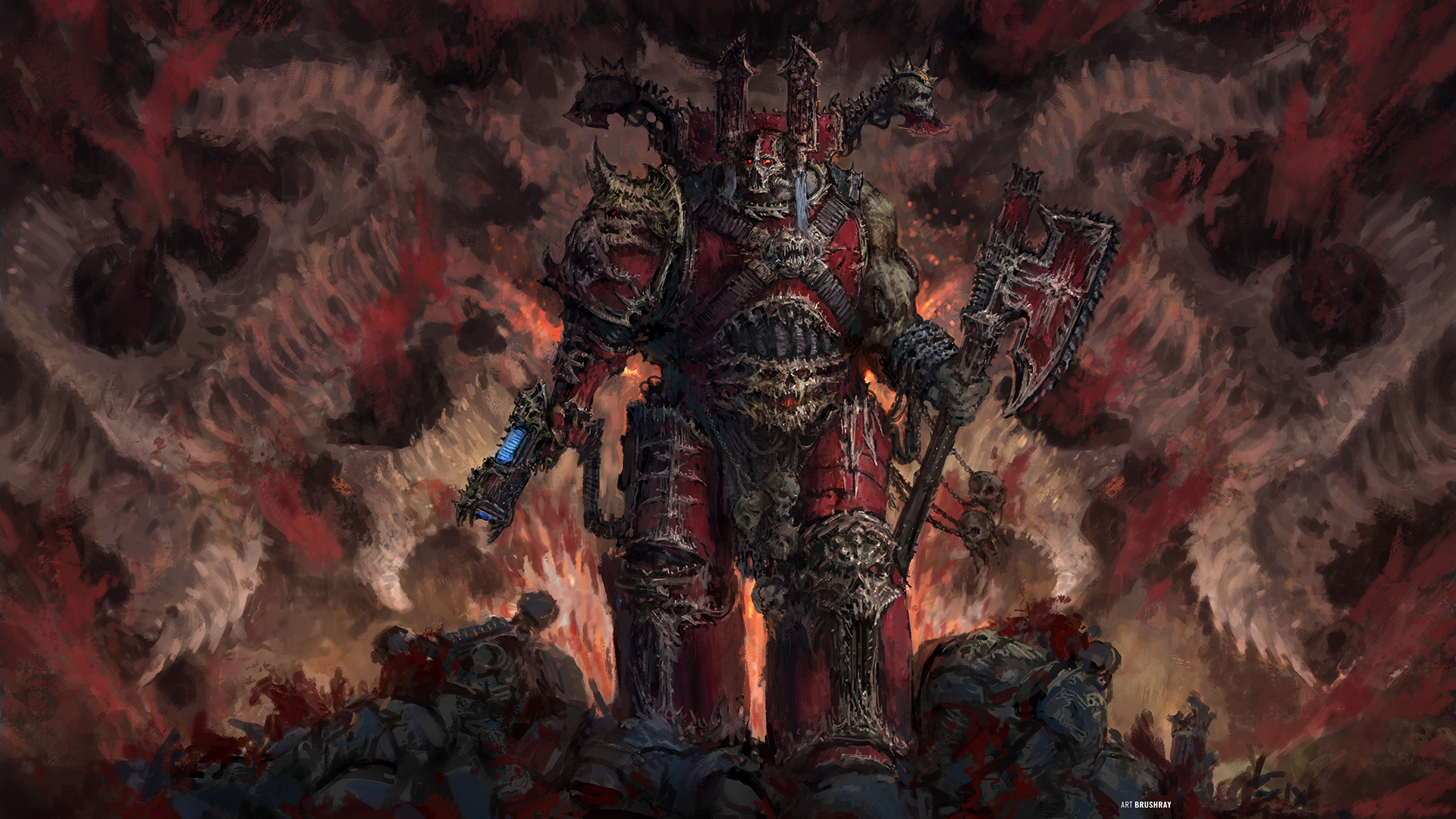 Kharn , fanart by Dmitry Brushray